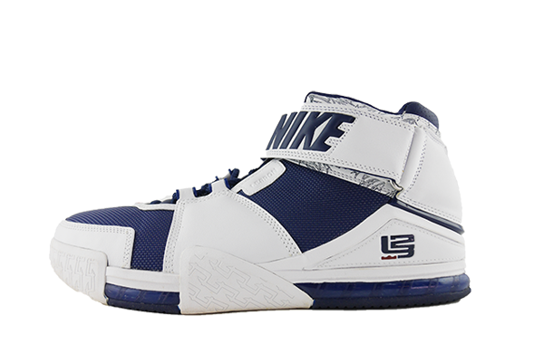 Nike LeBron 2 "White/Navy"