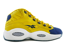 Reebok The Question Mid "Yellow/Navy"